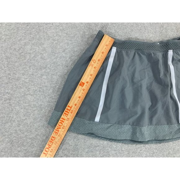 Nike Dri Fit Compression Lined Running Training Skirt (Women's Large) Gray - Picture 9 of 11